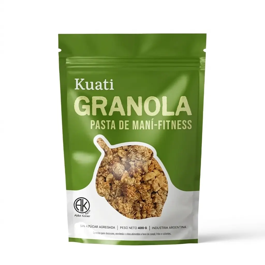 Granola Pasta de Mani Fitness Sin Azucar Kuati 200 g