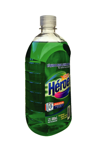 Jabon liquido heroe botella 800 cm3