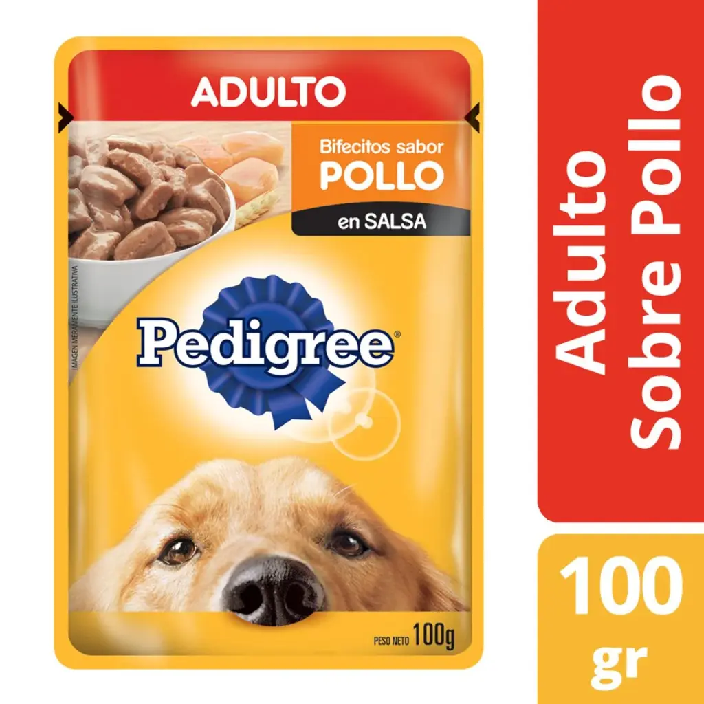 Alimento Humedo Perros Pollo Salsa Pedigree 100 g