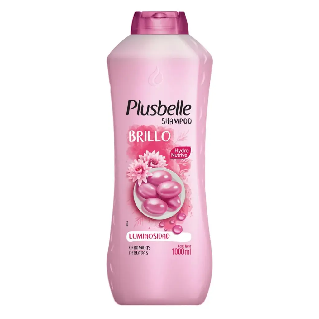 Shampoo plusbelle brillo luminoso 1000cm3