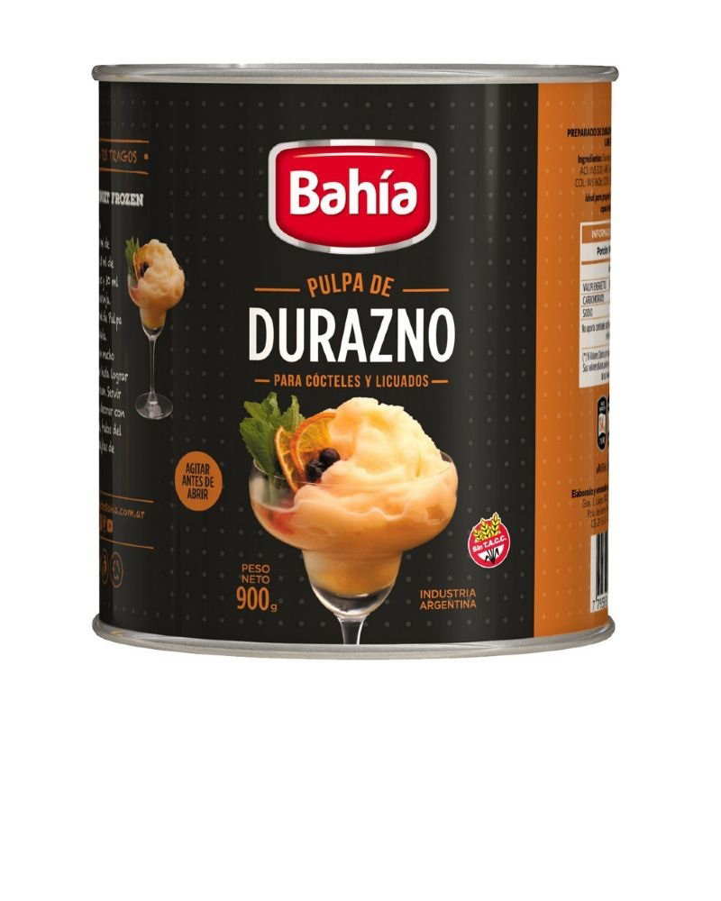 Pulpa de Durazno Bahia 900g