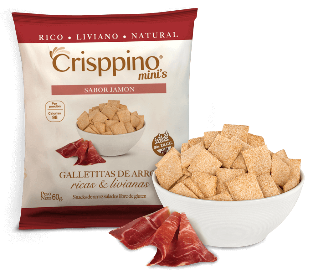 Crisppino Mini Jamon 50 g