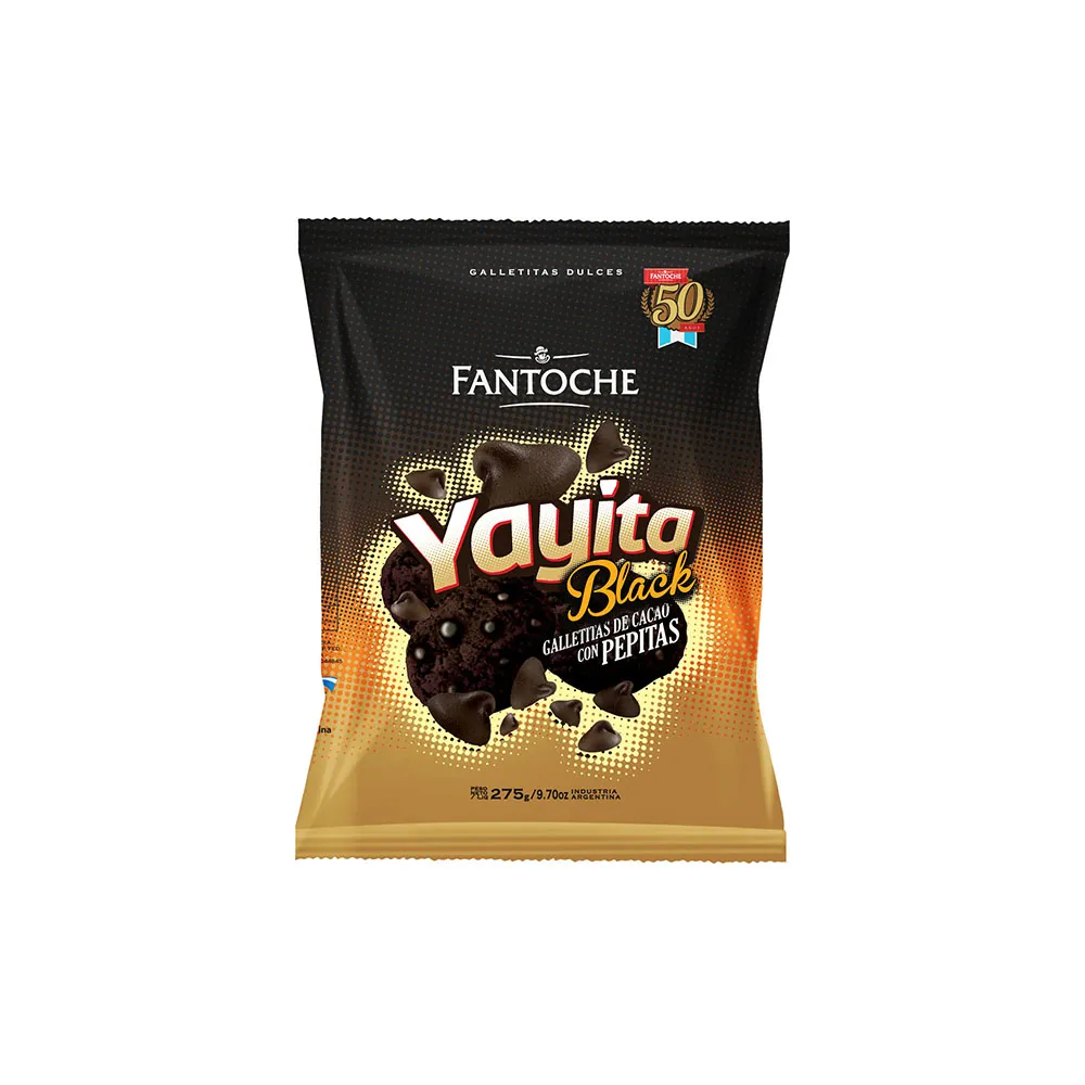 Yayita Black Con Chips