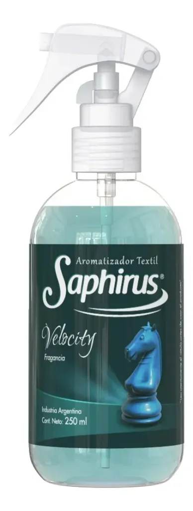 Aromatizante Textil Velocity Saphirus 250 ml