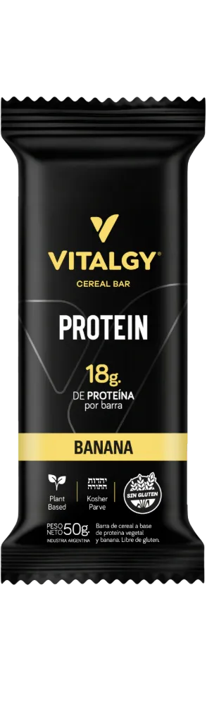 Barritas Proteicas Vitalgy Banana 50g