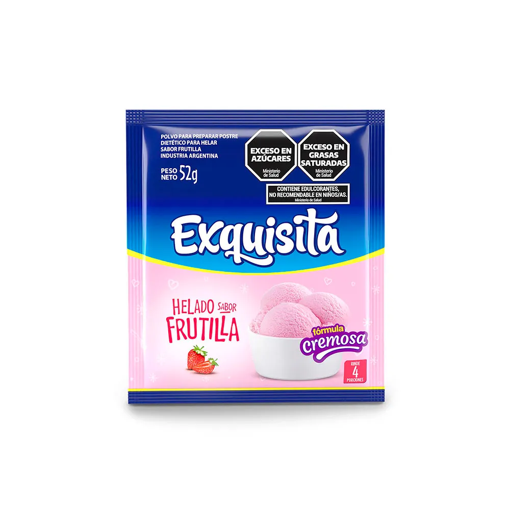 Helado de Frutilla Exquisita 52g