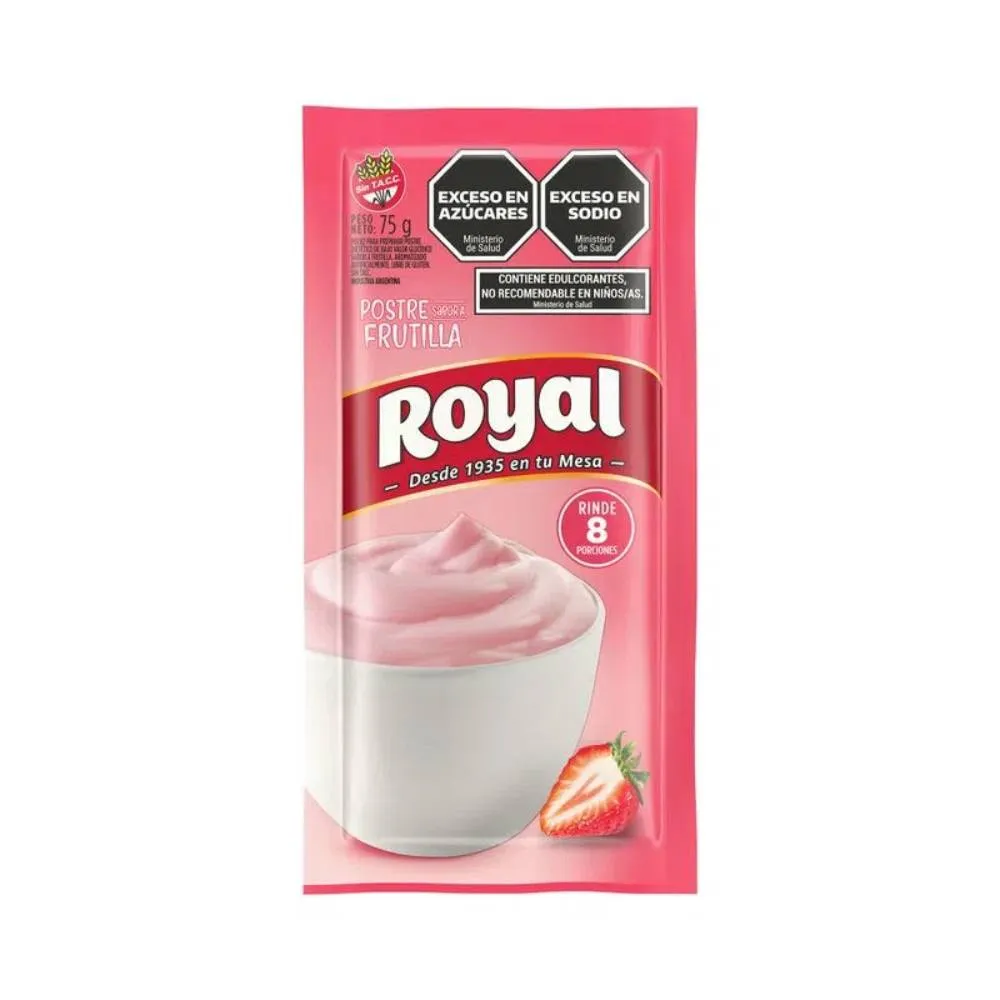 Postre Frutilla Royal 75 g