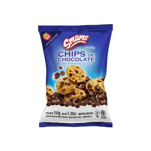 Galletitas Smams con chips sin TACC 150 g.
