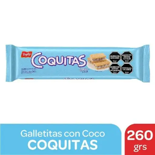Galletitas dulces coquitas con coco 260grs