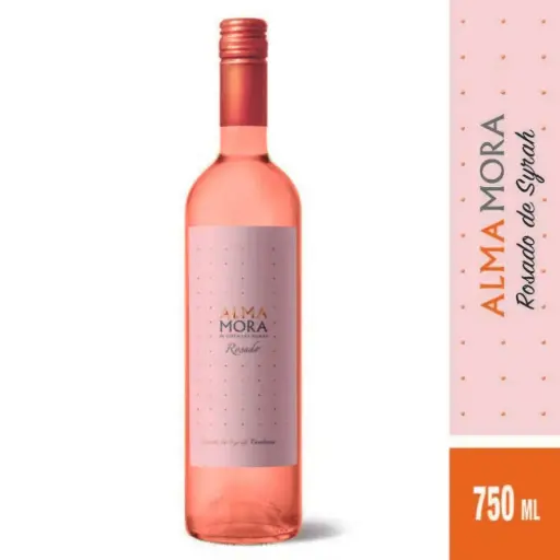 Vino Syrah Rosado 750 Cc Alma Mora