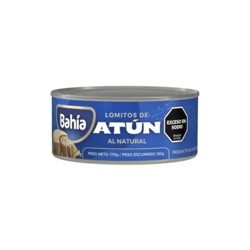 Atun en Lomitos en Agua Bajo Sodio Bahia 170 gr