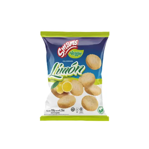 Polvorones Limón Veggies 120 Gr Smams