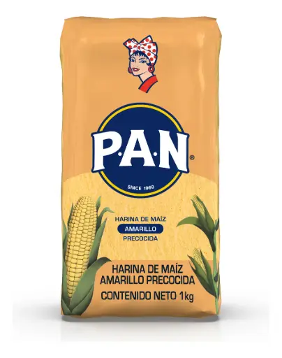 Harina Para Arepas Amarillo Pan 1 Kg