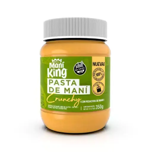 Pasta de Mani Crunchy Mani King 350g