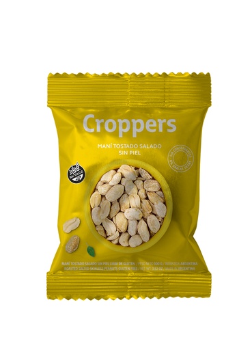 Croppers Mani Tostado Con Sal 105g