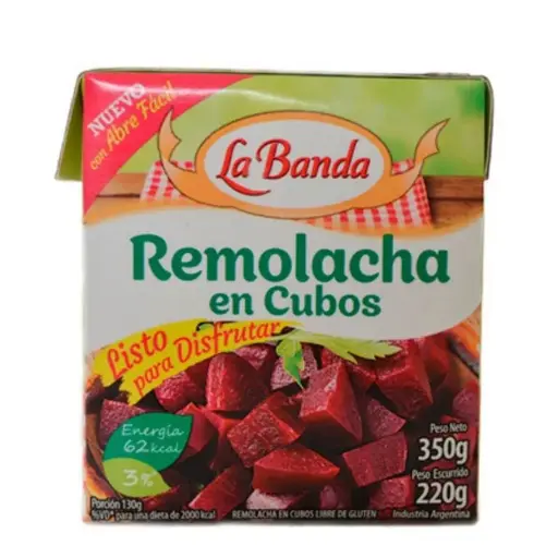 Remolacha en Cubos La Banda 350 g
