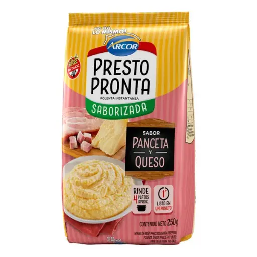 Polenta de Panceta y Queso Prestopronta Arcor 250 g
