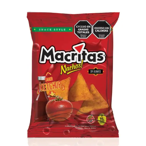Nachos sabor Ketchup Macritas 90 g