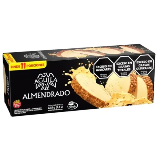 Postre Helado Almendrado Aguila 6 u 675 g