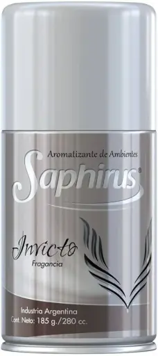 Aromatizante de Ambientes Invicto Spray Saphirus 185 g