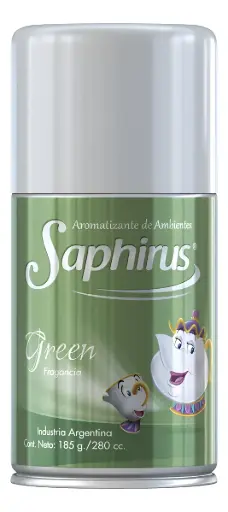 Aromatizante de Ambientes Green Spray Saphirus 185 g