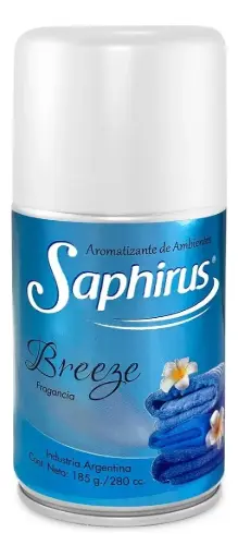 Aromatizante De Ambientes Breeze Saphirus Spray 185 g