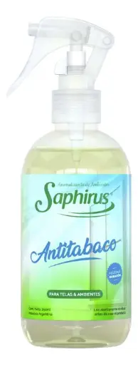 Aromatizante Textil Antitabaco Saphirus 250 ml