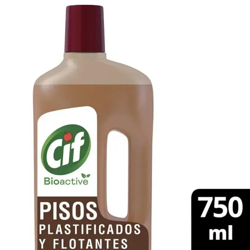 Limpiador de pisos cif plastificados y flotantes 750 ml