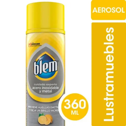 Lustramuebles Acero Inoxidable y Metal Limon Blem 360 cc