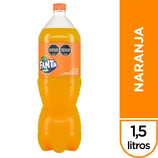 Gaseosa de Naranja Fanta 1500Ml 