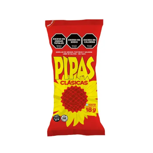 Semillas de girasol Pipas tostado y salado 18 g
