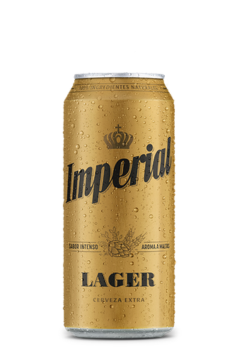 Cerveza Rubia Imperial Extra Lager Lata 473Ml