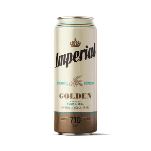 Cerveza Imperial Golden Latón 710Ml