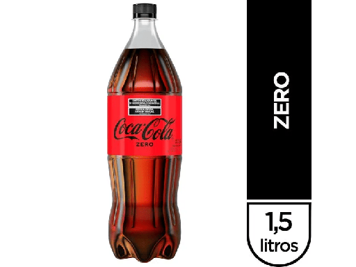 Gaseosa Cocacola Zero 1500cc 