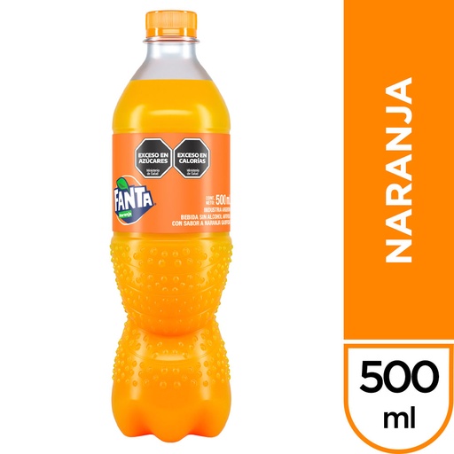 Gaseosa de Naranja Fanta 500Ml