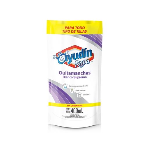 Ropa Quitamanchas Blanco Ayudin Dp400Ml