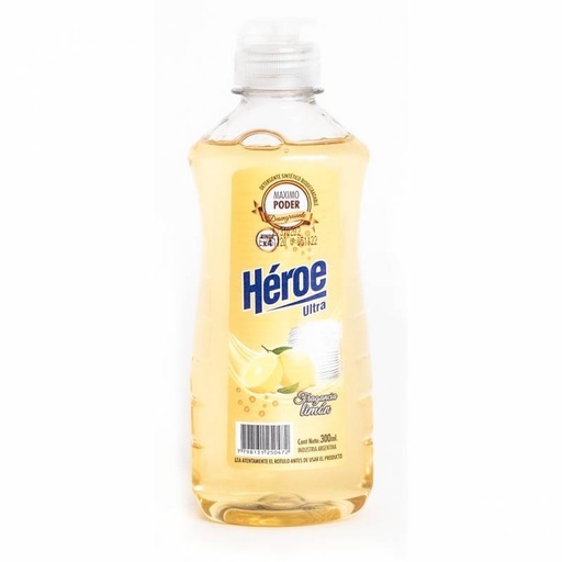 Lavavajilla Limón Heroe 300ml