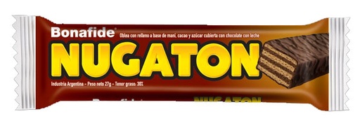 Barra de Chocolate Leche Nugatón 