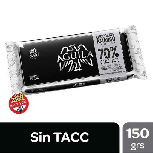 Chocolate 70% Águila 150g