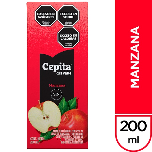 Jugo Manzana Cepita 200cc