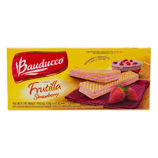 Galletitas Obleas Fresas Bauducco 100g