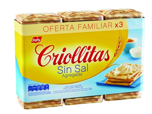 CRIOLLITAS SIN SAL 