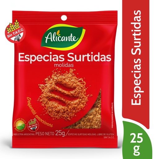 Especias Surtidas Alicante 25g