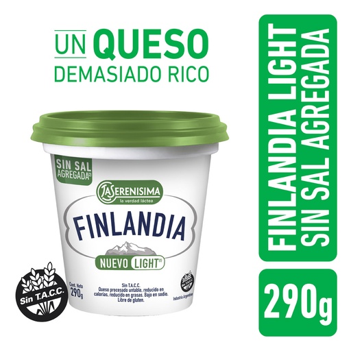 Queso Finlandia Light La Serenisima 290 gr