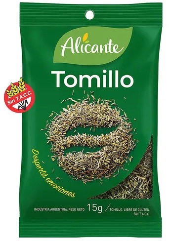 Tomillo Alicante 15g 
