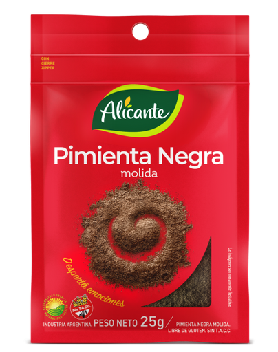 Pimienta Negra Molida Alicante 25g
