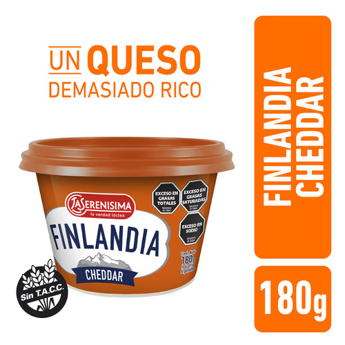 Queso Cheddar Finlandia 180g 