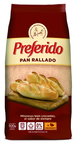 Pan Rallado Preferido 500g