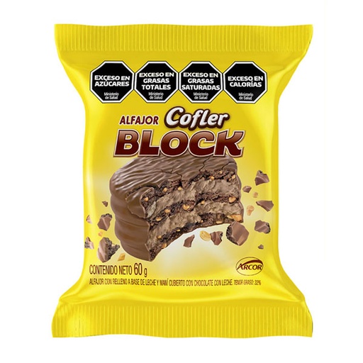 Alfajor Negro Cofler Block 60g
