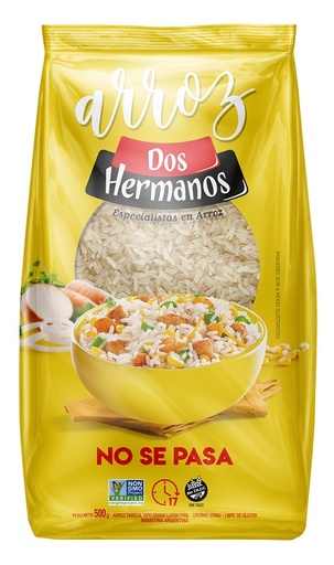 Arroz Parboil Dos Hermanos 500g